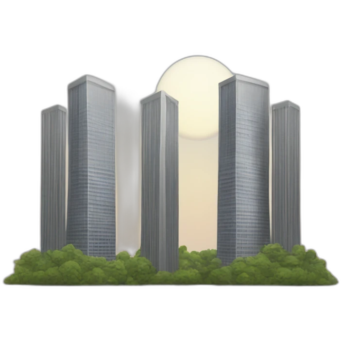 Two Twin towers buildings emoji