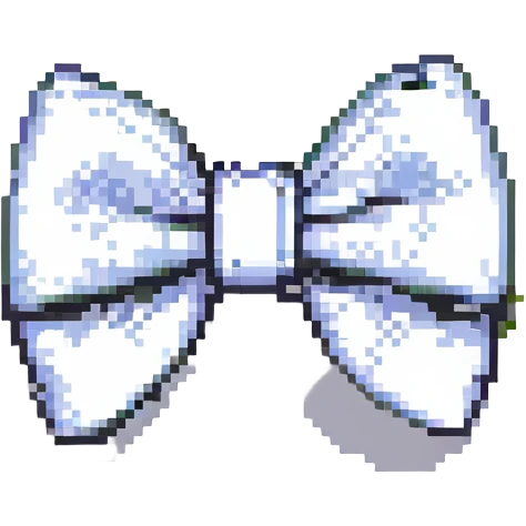 white gothic bow emoji