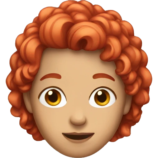 Red hair emoji