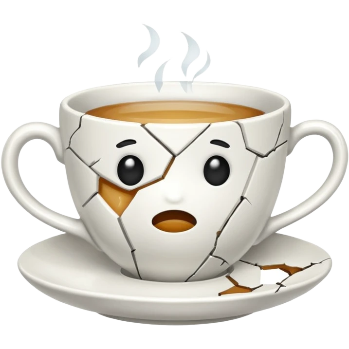 broken tea cup emoji