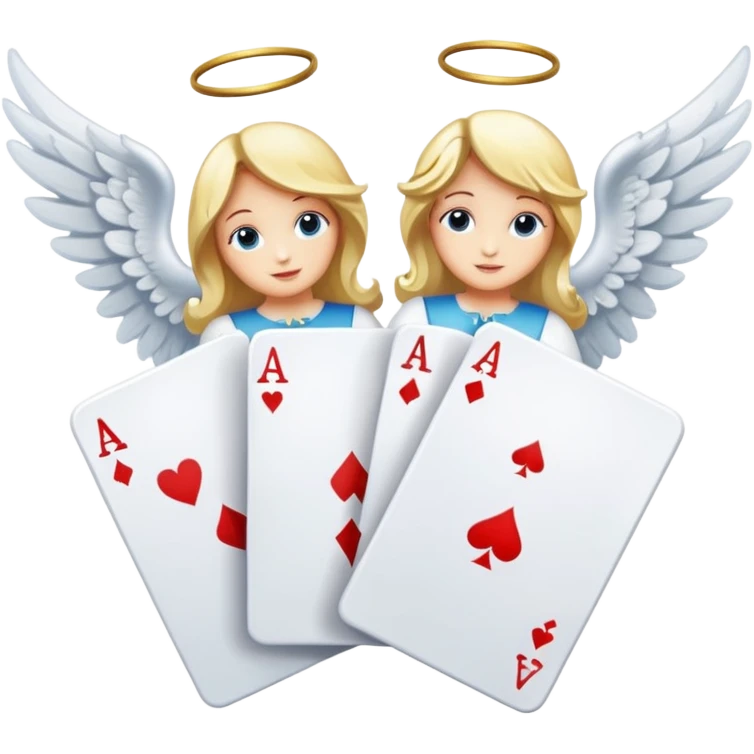 Angels and aces emoji