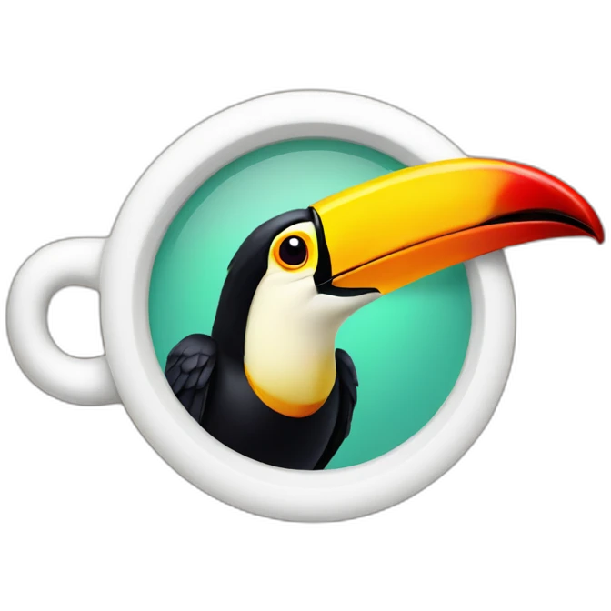 toucan coffee emoji