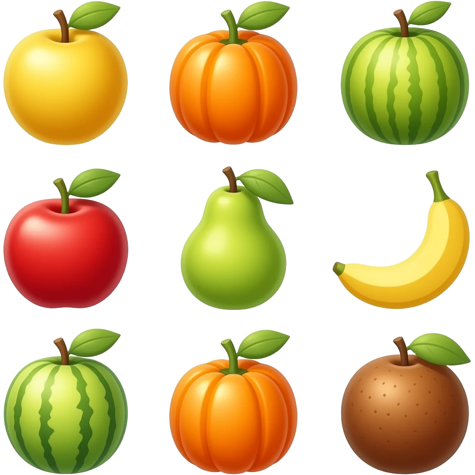 fruit icons emoji
