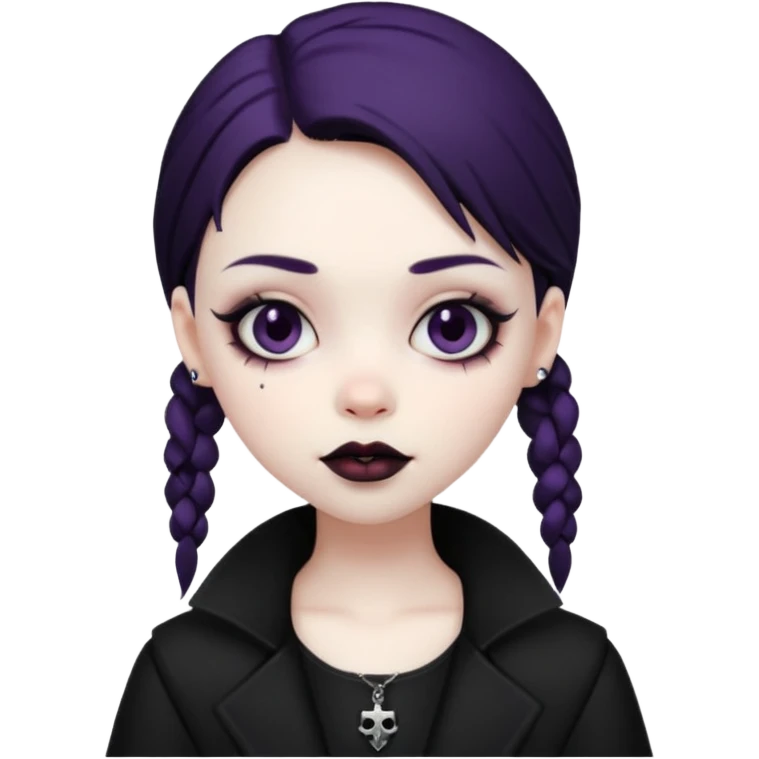 Goth Girl, Absolutely adorable, Toy Style  emoji