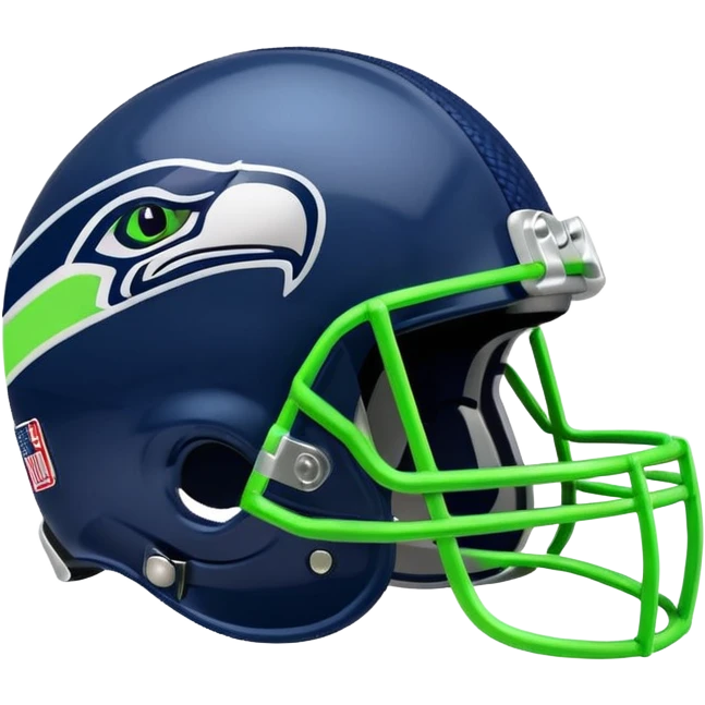 NFL Seahawks helmut emoji