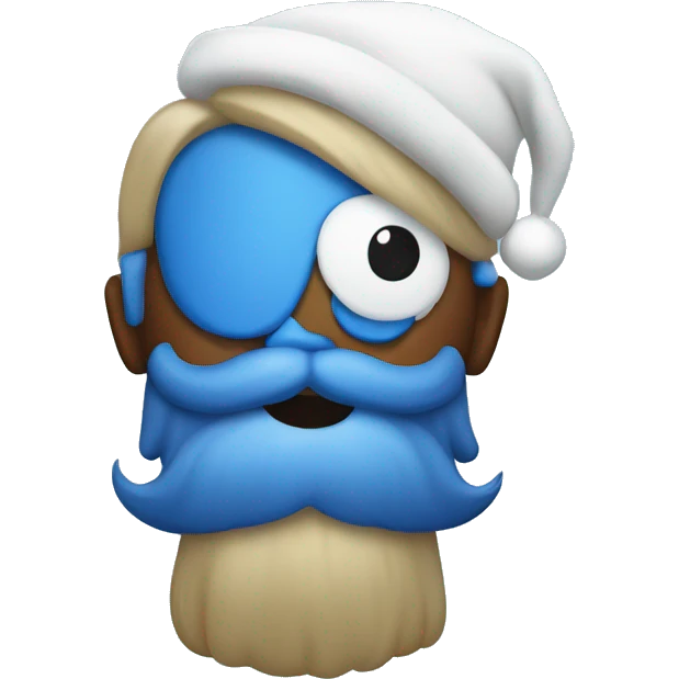 Blue Christmas emoji