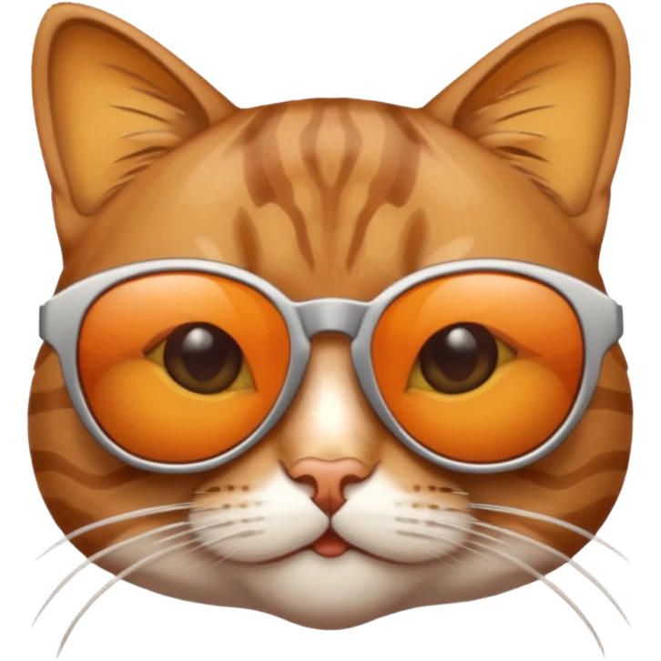Cat wearing sunglasses emoji