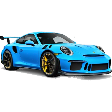 Porsche 911 gt3 rs blue emoji