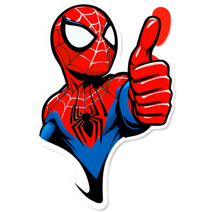 Spiderman thumb up emoji