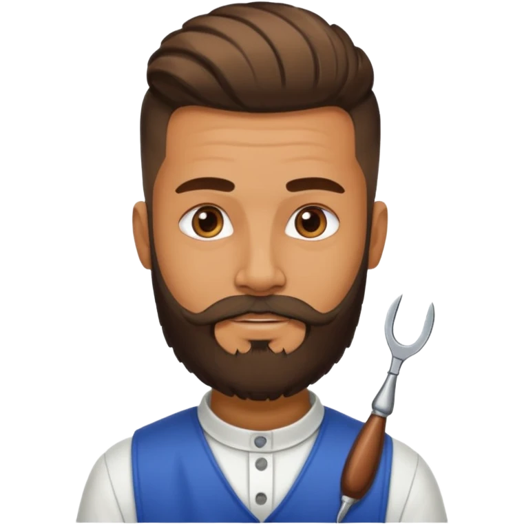 Street Barber man emoji
