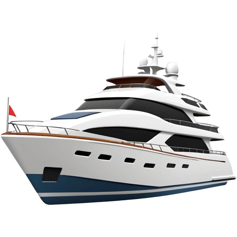 make a 70ft yacht facing to the right  emoji