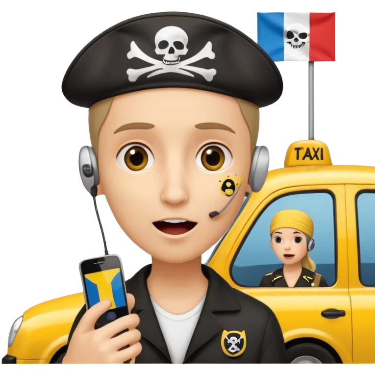 🖲️😮🙉📱🩼🚕🩼🇦🇬🏴‍☠️ emoji
