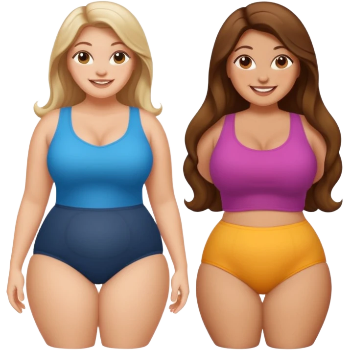 Extremely large butt white girl thick thighs emoji