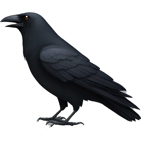 Crow emoji