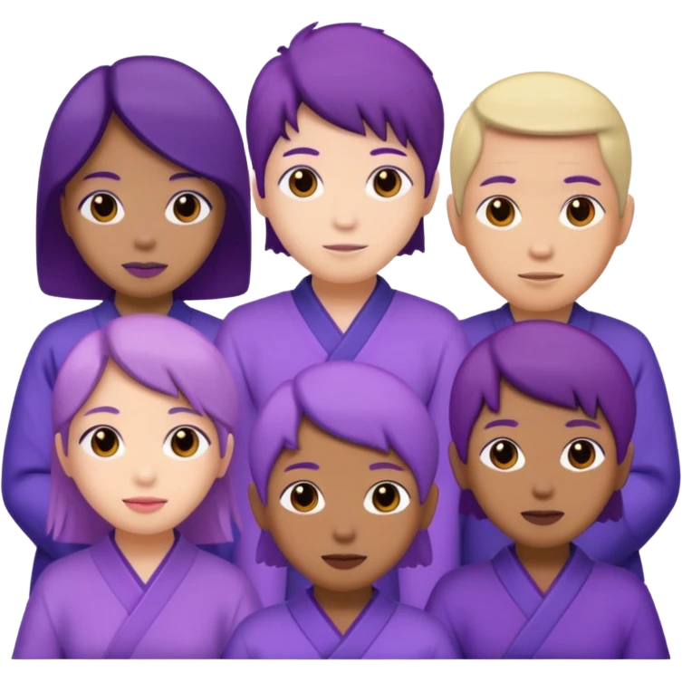 purple people group japan emoji