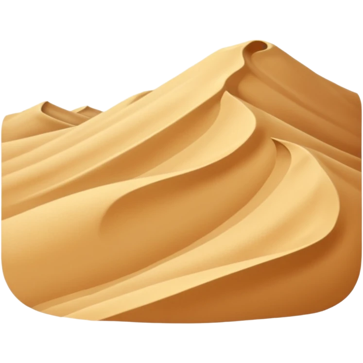 A sandy desert dune shaped by wind over time.




















































 emoji