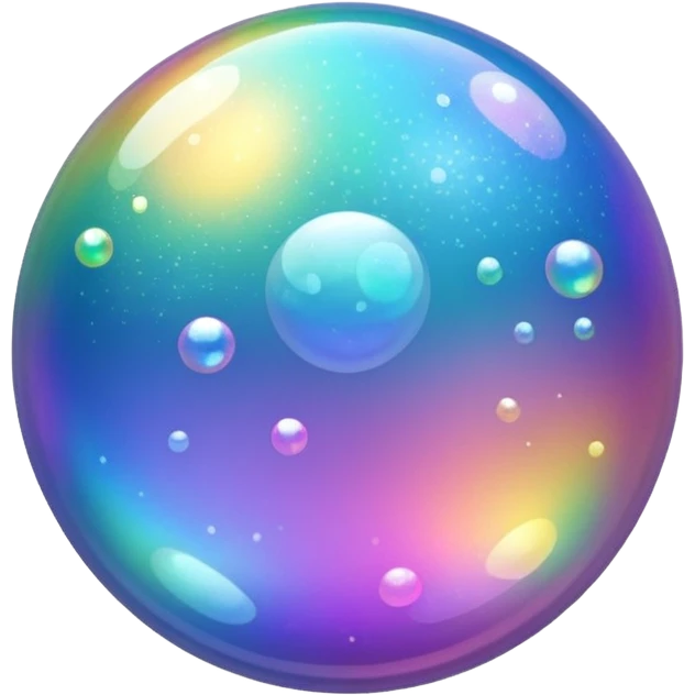 glitter bubbles emoji