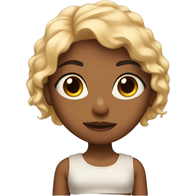 girl in a crop top emoji
