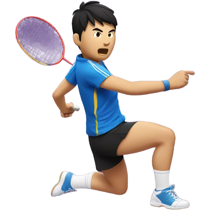 Asian badminton player emoji