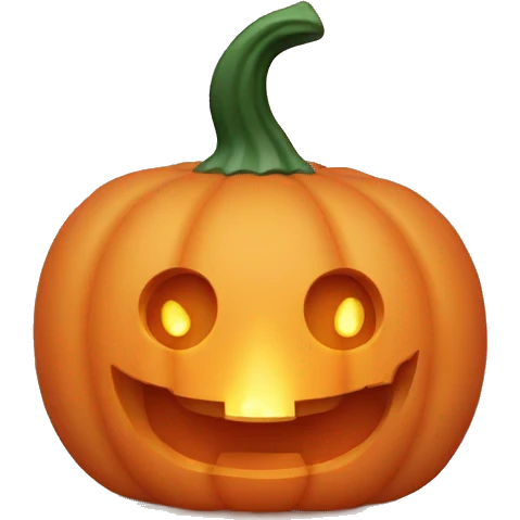 pumpkin candle emoji