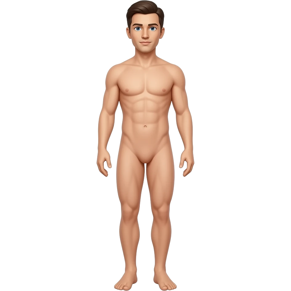 Naked full body emoji