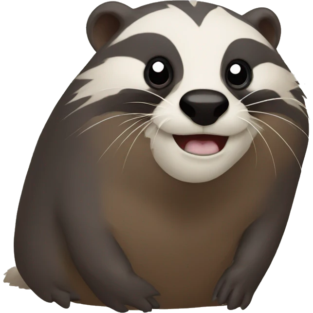 Badger vs otter emoji