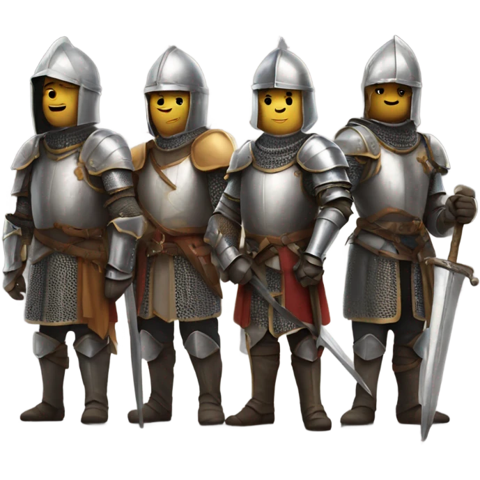 Group of knights emoji