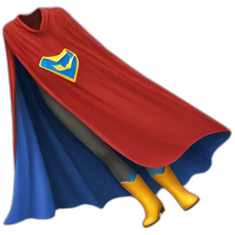 superhero cape emoji