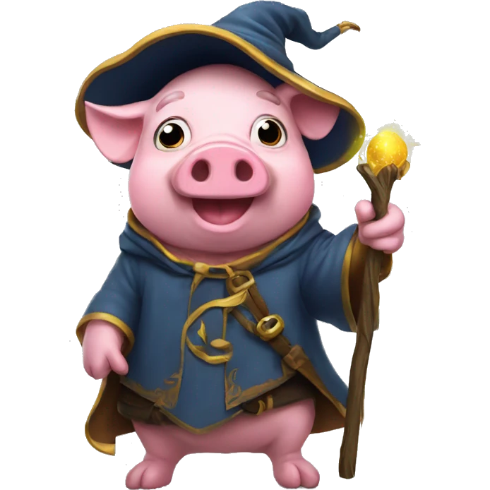 Wizard pig  emoji
