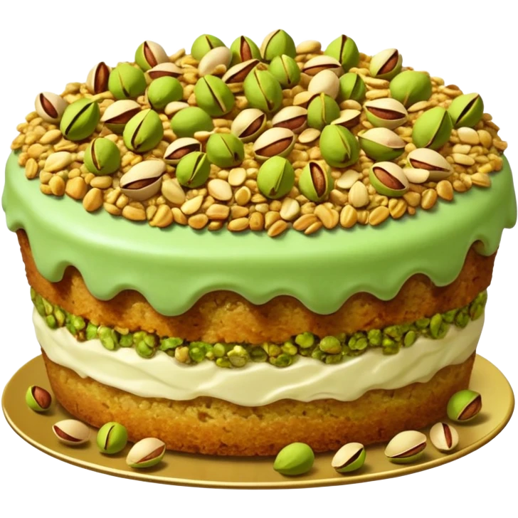 Pistachio Crumble Cakes emoji