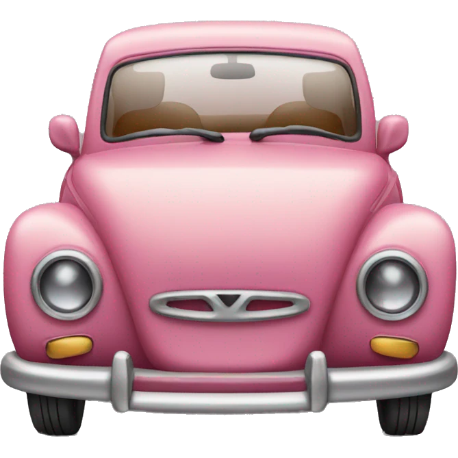 Car with a bow  emoji