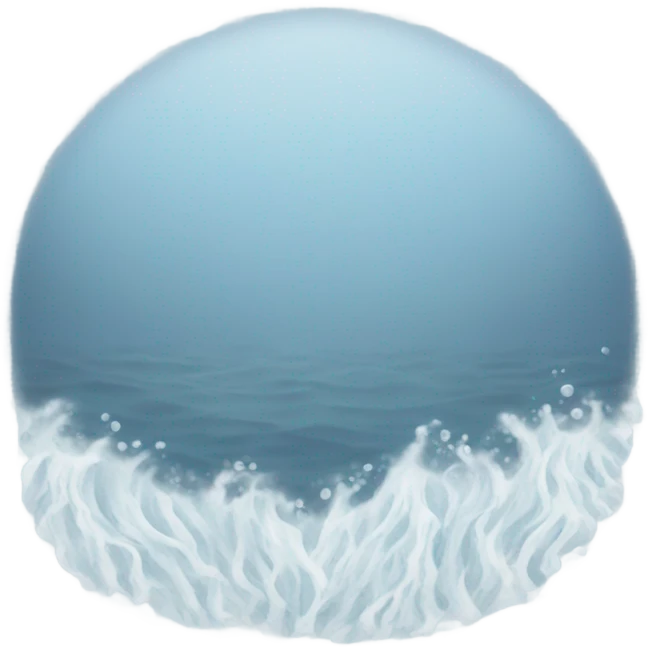 white ocean emoji
