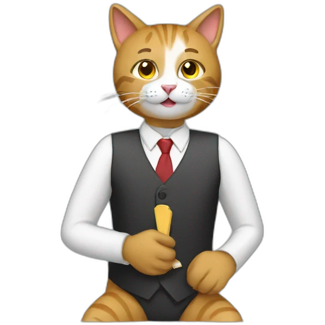 Cat teacher  emoji