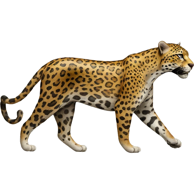 Walking jaguar  emoji