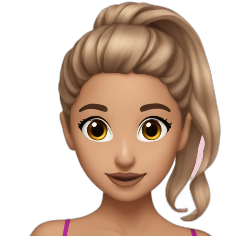 Ariana Grande -selfi-with-bikini Download emoji emoji
