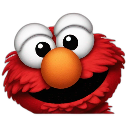 elmo with thumb emoji