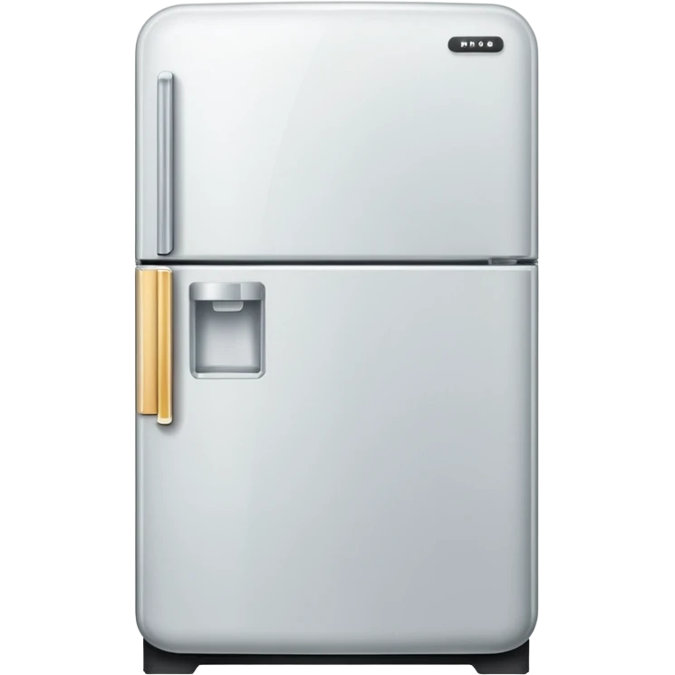 refrigerator emoji in style of aple emoji