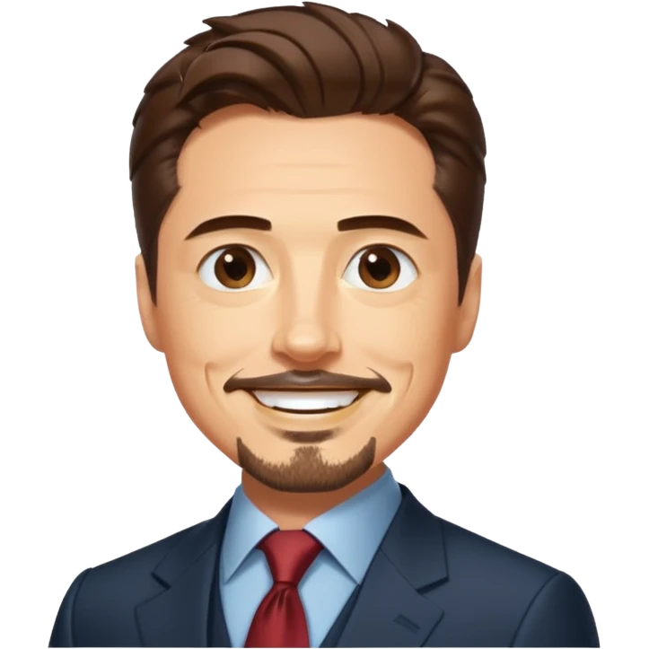 happy tony stark emoji