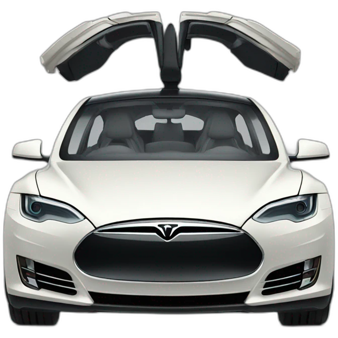 GMK driving a tesla emoji