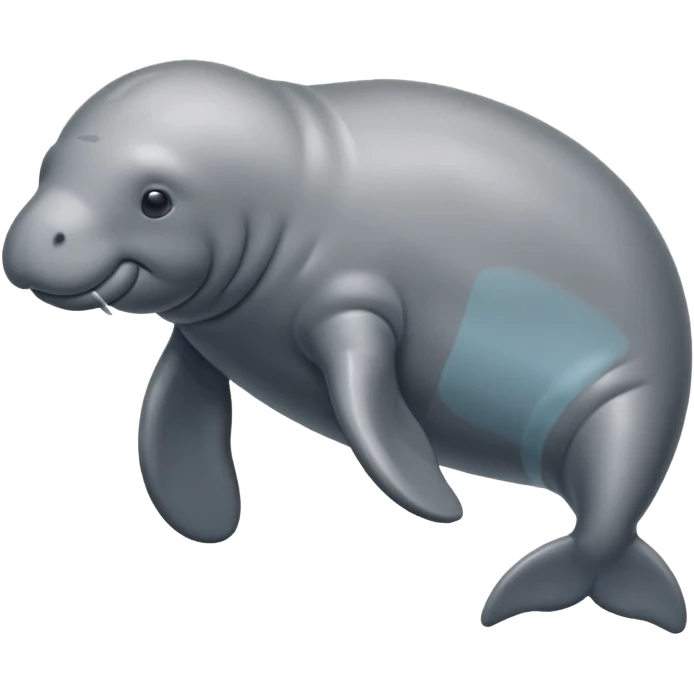 Manatee side view emoji