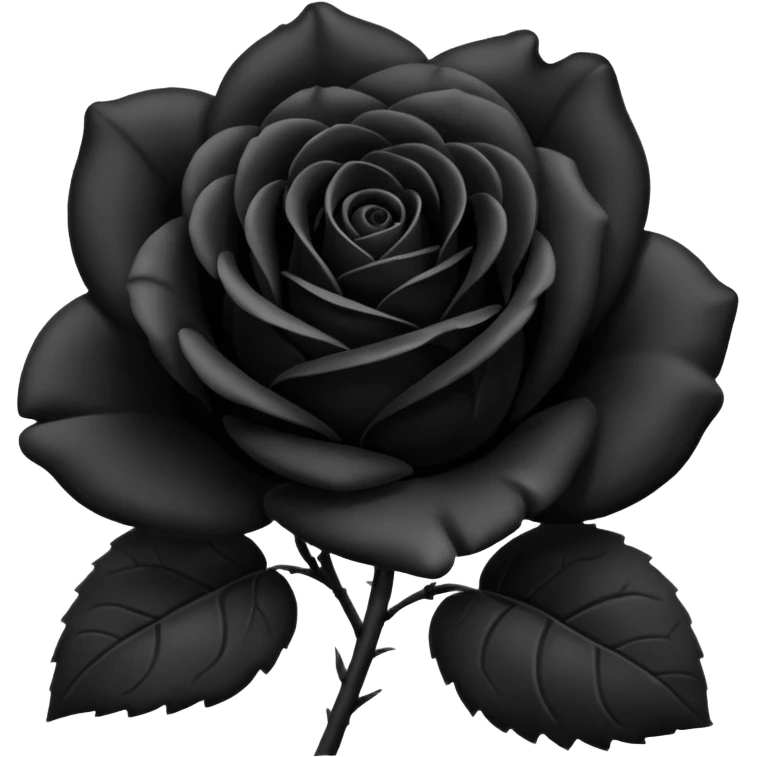 Black rose  emoji
