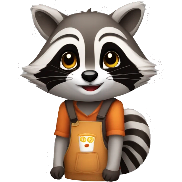 racoon review restaurant influenceur  emoji