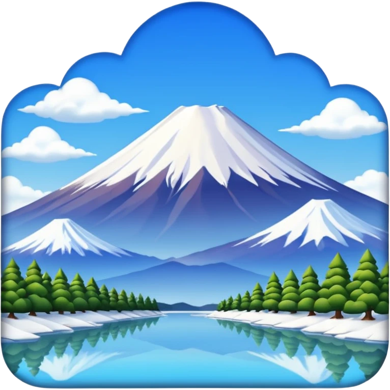 Fuji mountain emoji