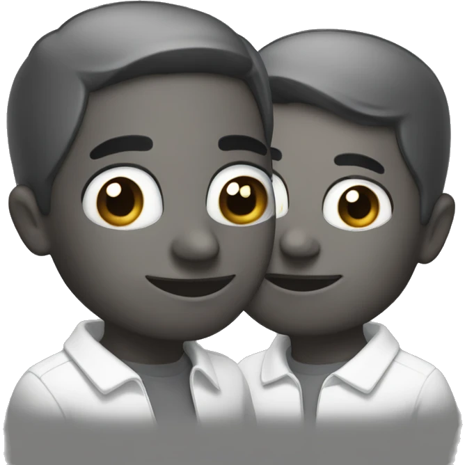 Conejito negro y blanco  emoji