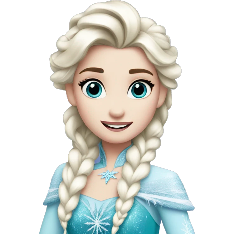 elsa frozen disney emoji