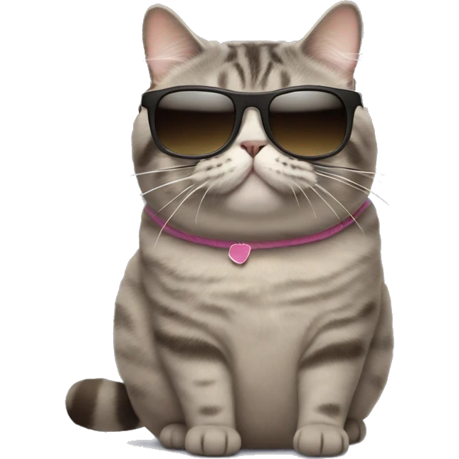 pusheen wearing sunglasses emoji