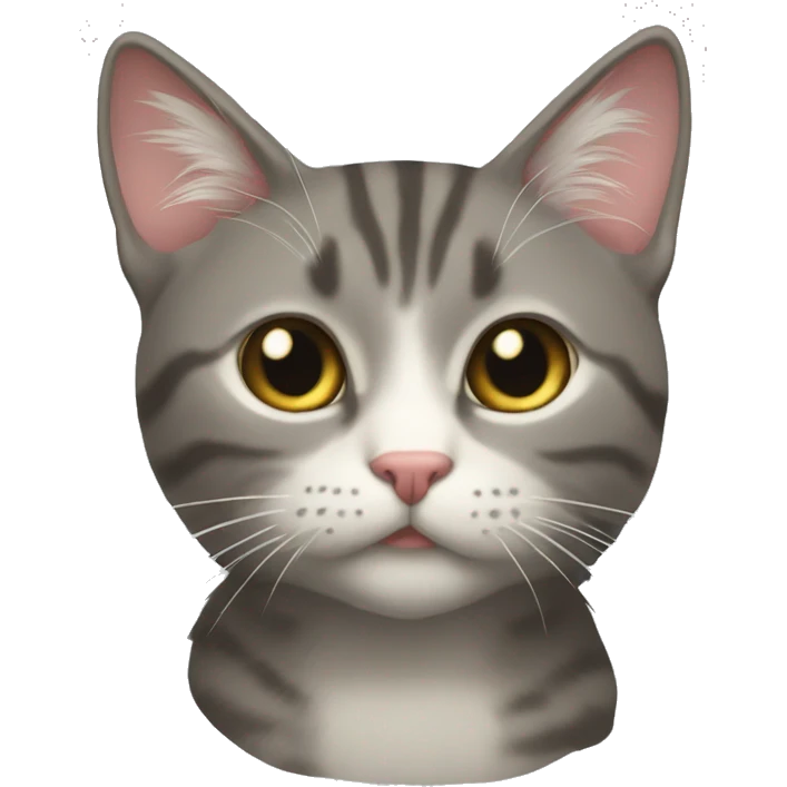 Кошка розовая  emoji
