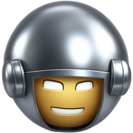 Metal bomberman ball emoji