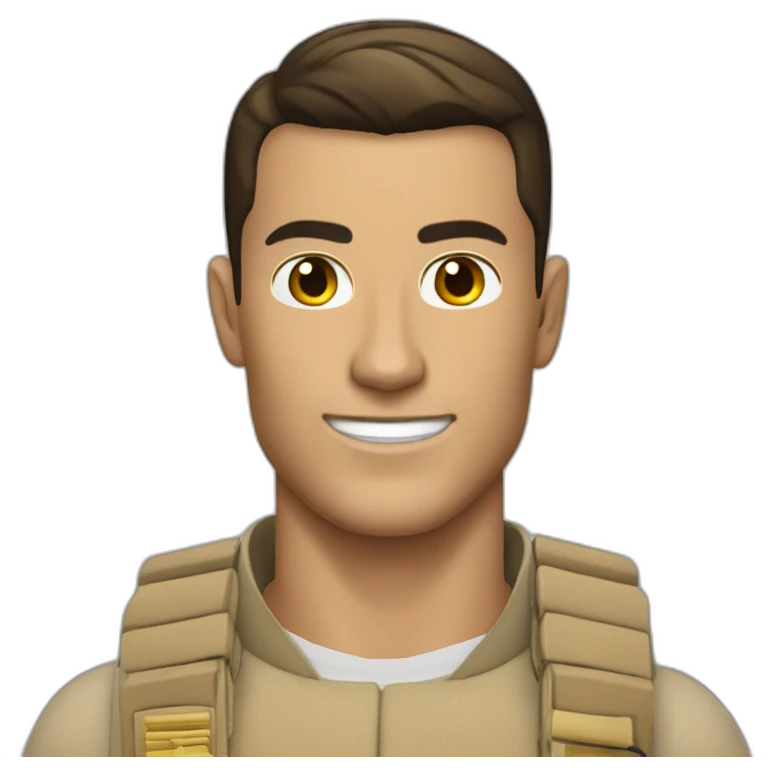 Cristiano-avec-un-beige-glock-17 emoji