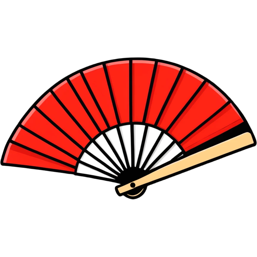 red hand fan emoji